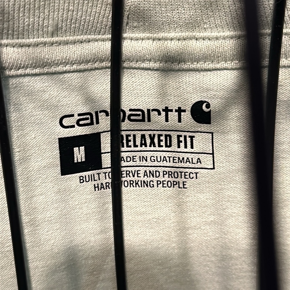 Mens Carhartt Logo Pocket Back Graphic Shirt Relaxed Fit​ - Picture 3 of 7